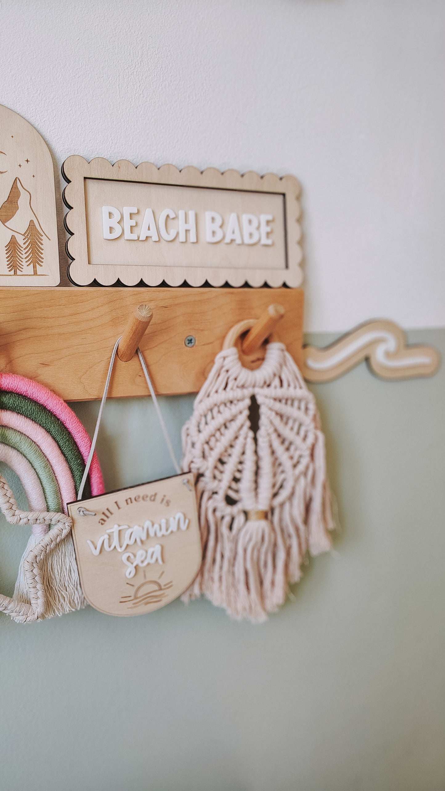 Vitamin Sea mini hanging banner