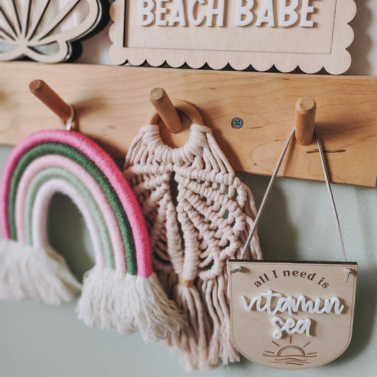 Vitamin Sea mini hanging banner
