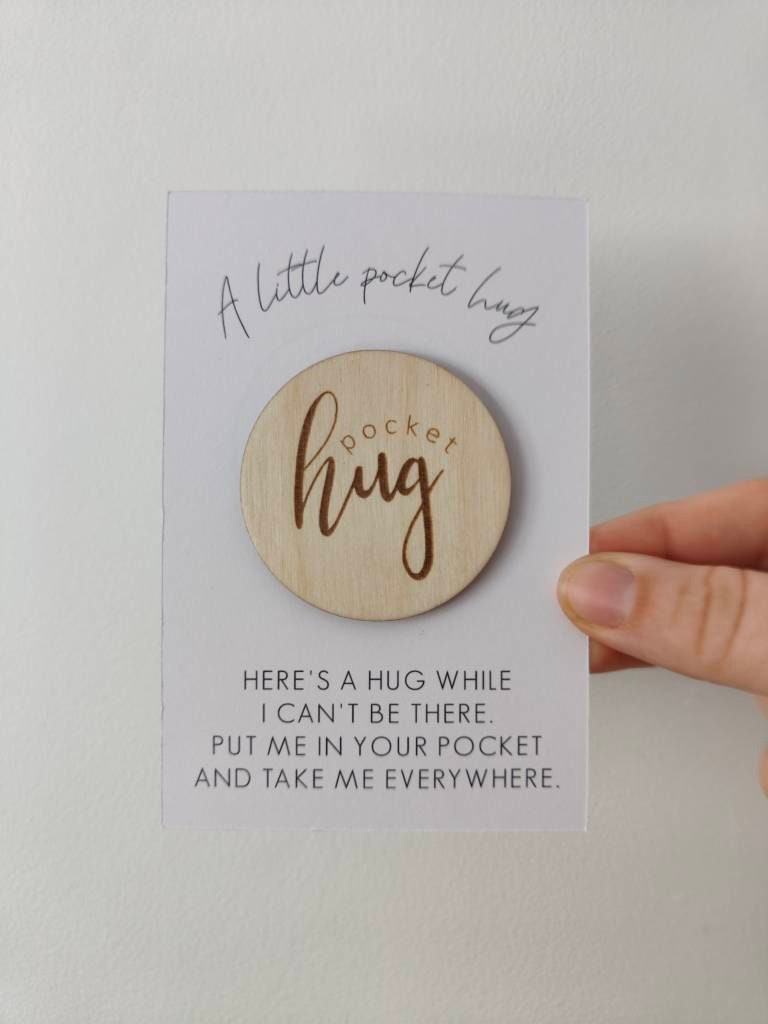 Pocket hug button