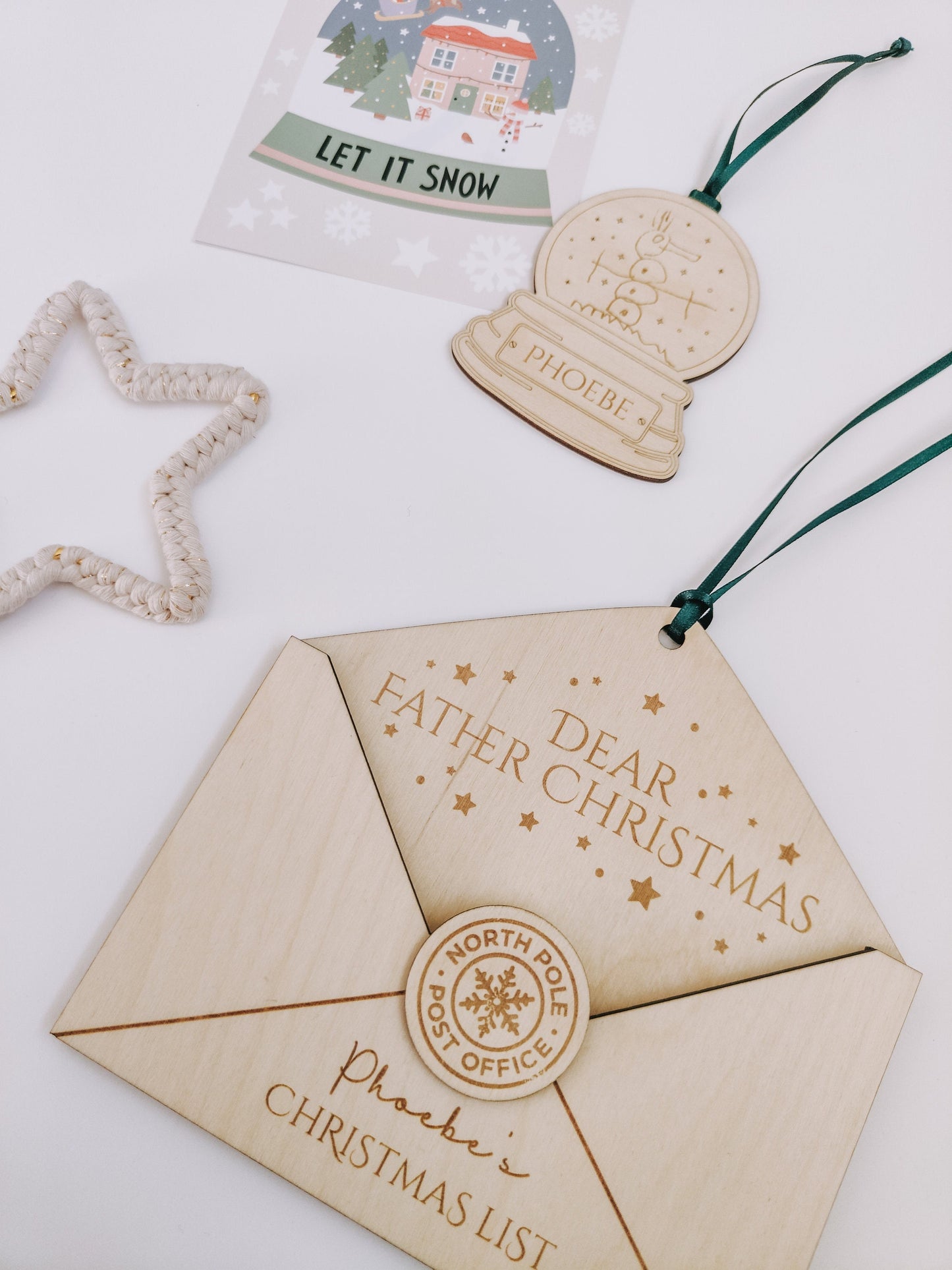 Christmas letter holder