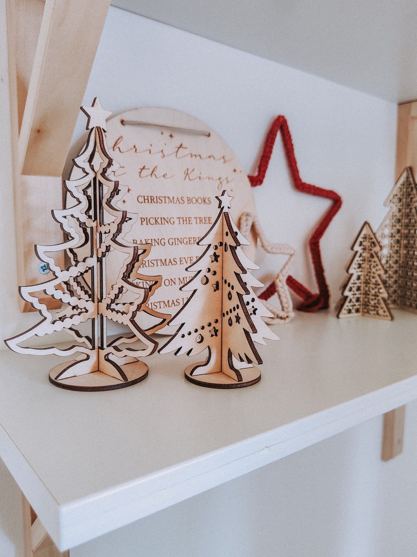 Interlocking Christmas trees