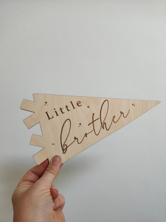 Sibling pennant flag