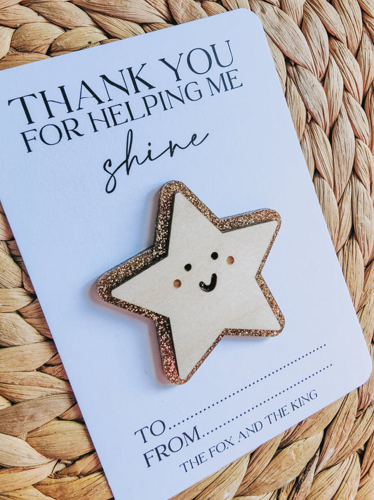 Star magnet teacher gift