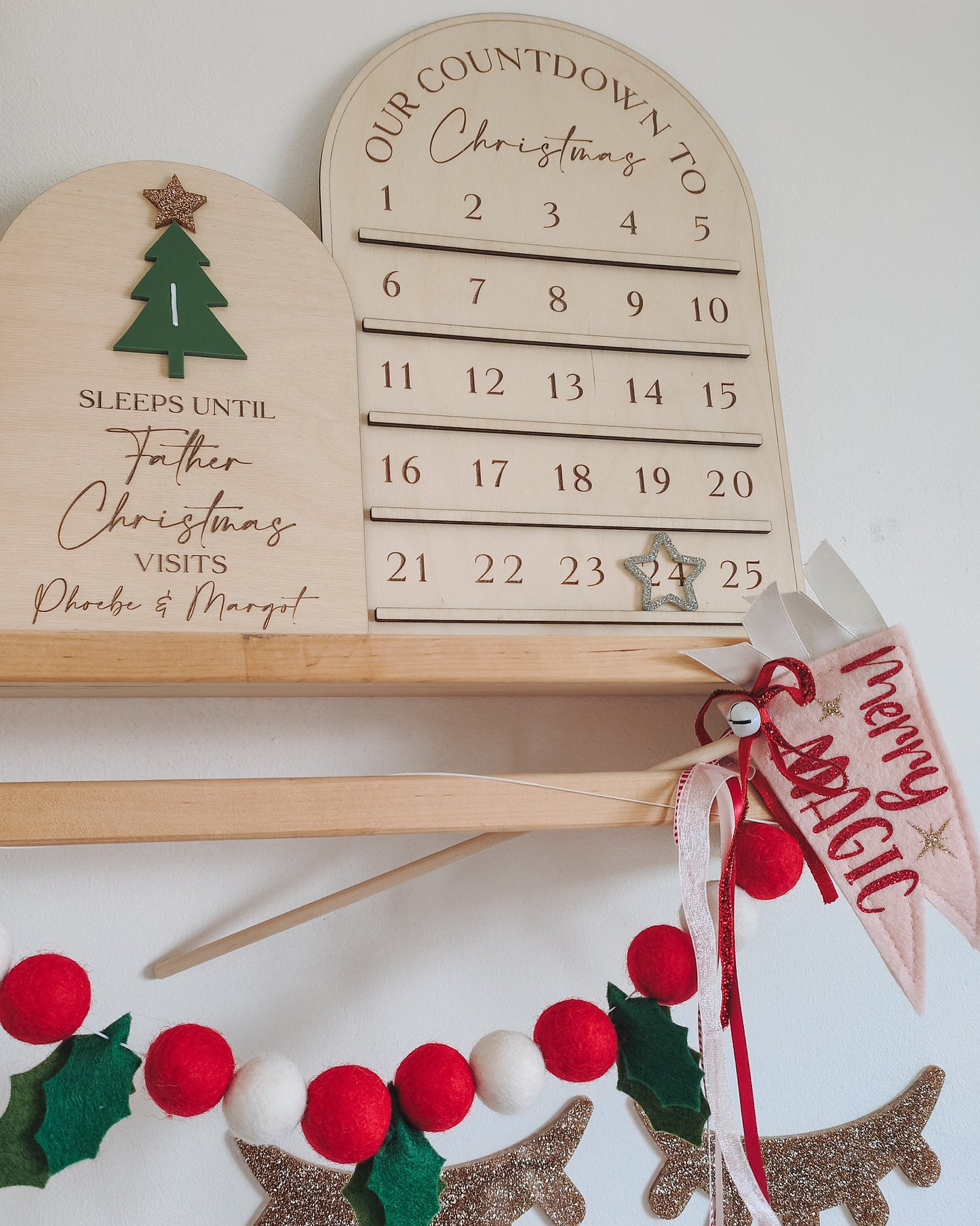 Advent countdown to Christmas