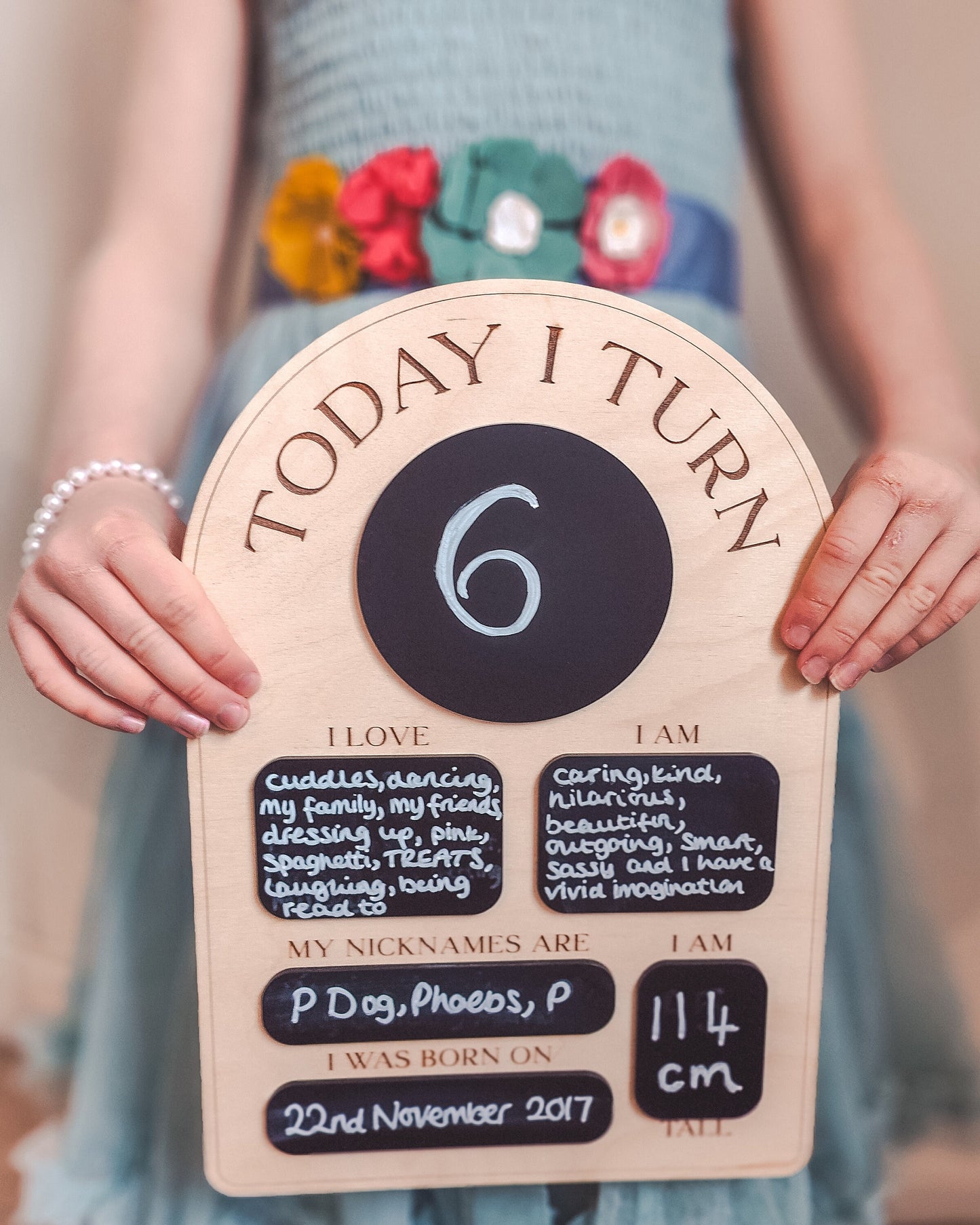 Personalised Birthday board