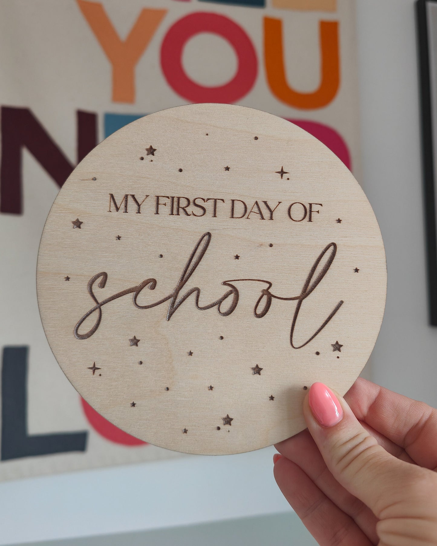 First day of school disc