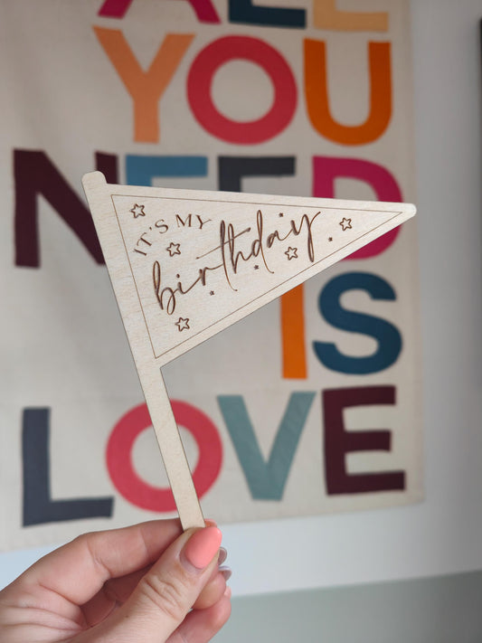 It's my birthday flag