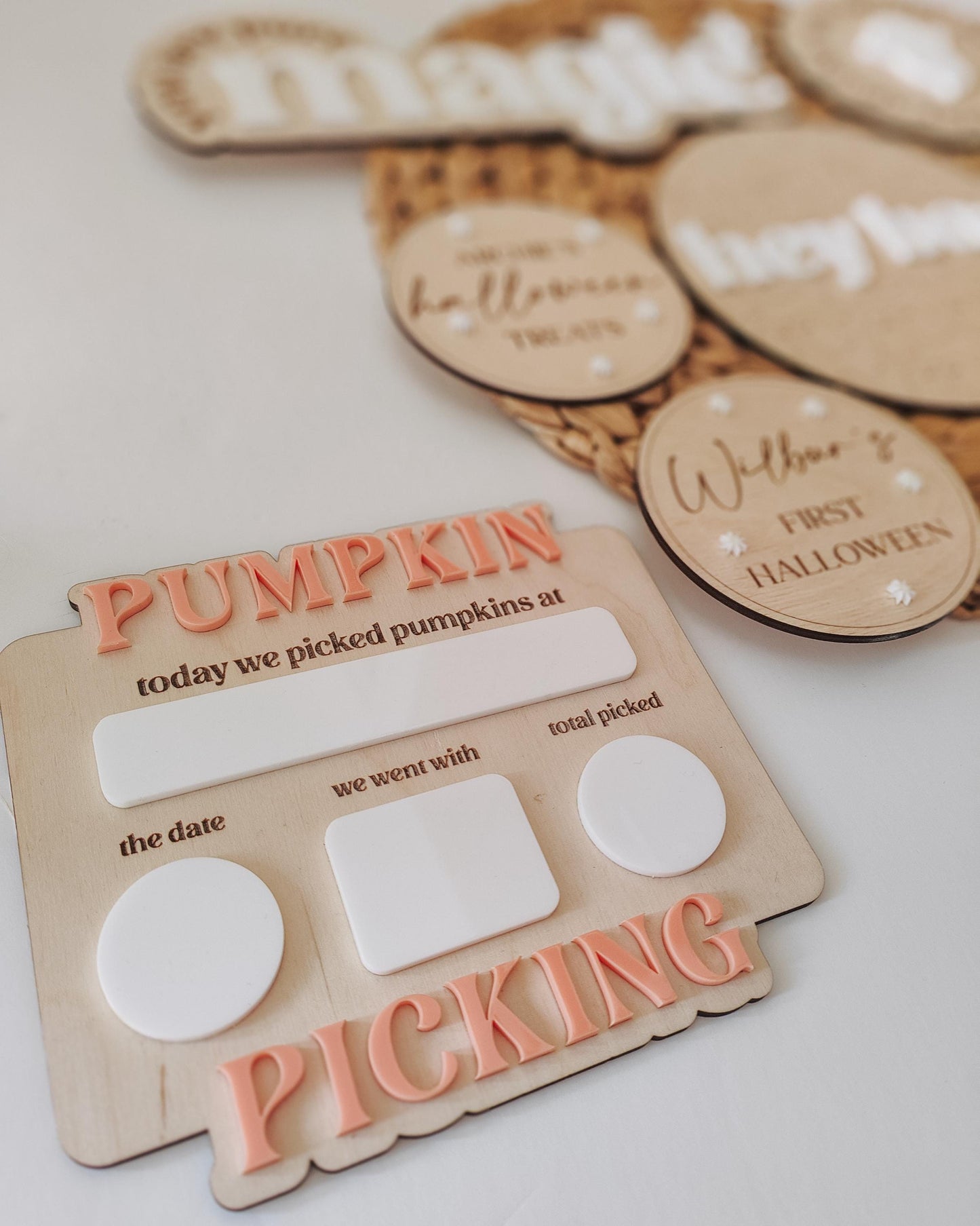 Pumpkin picking board