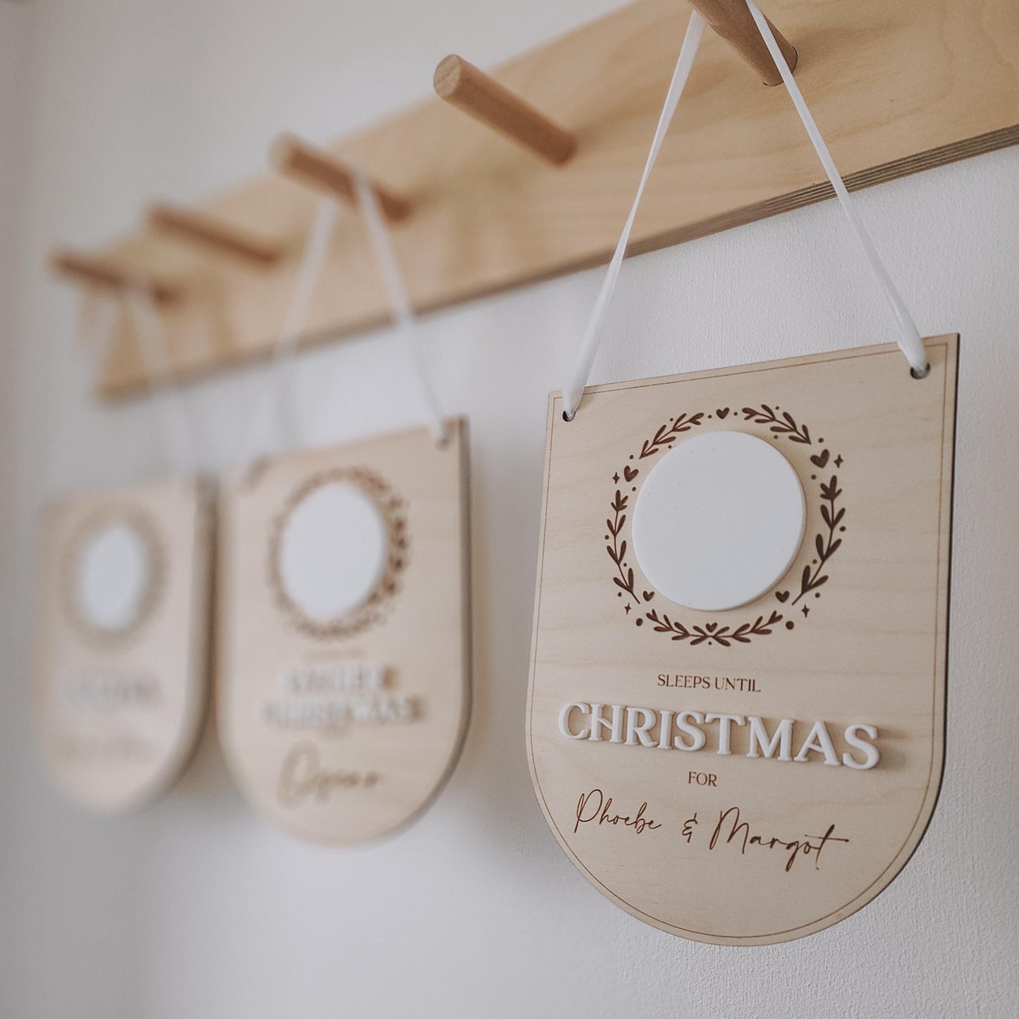 Personalised countdown to Christmas