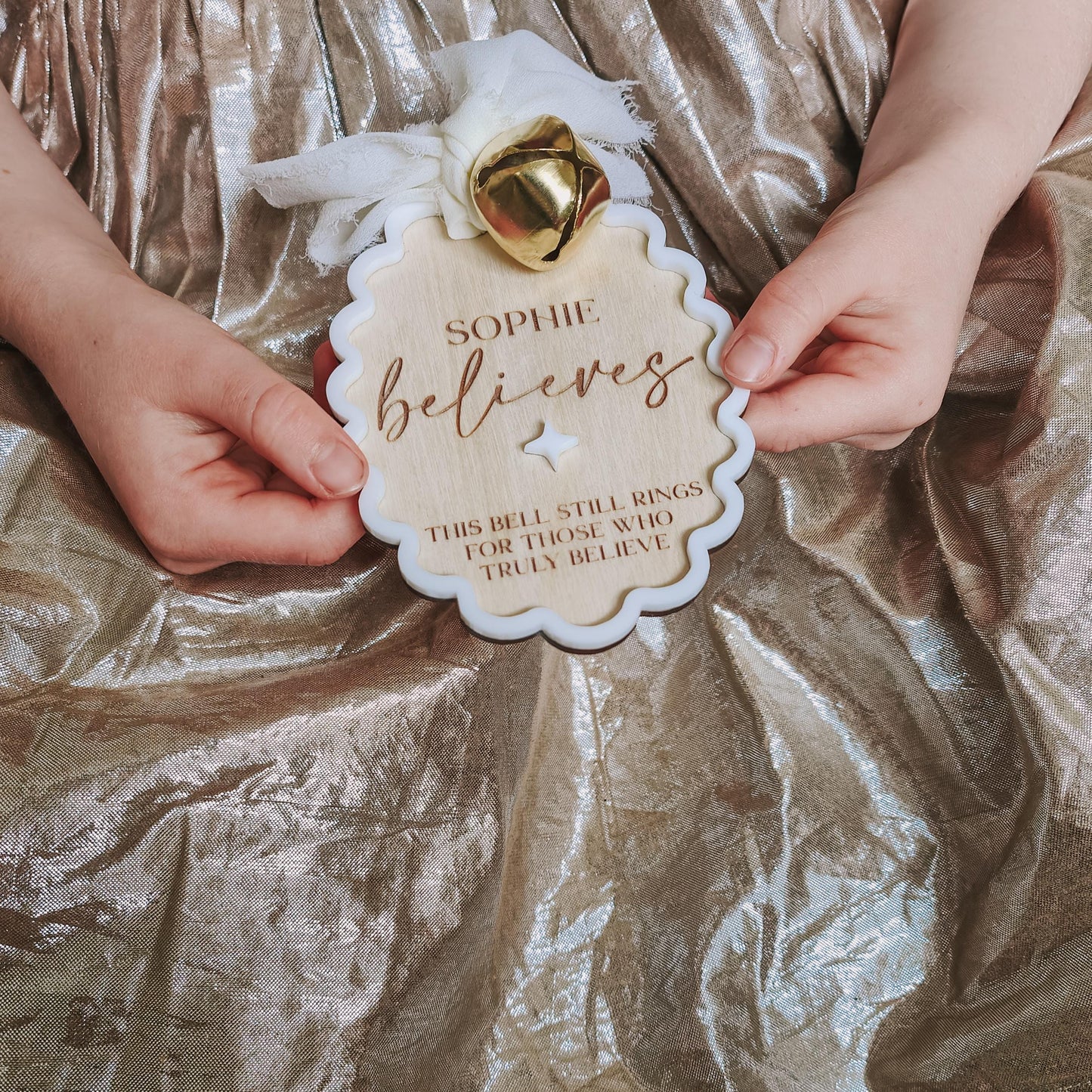 Personalised Believe Bell
