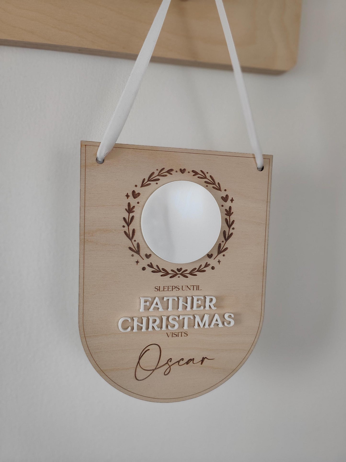 Personalised countdown to Christmas