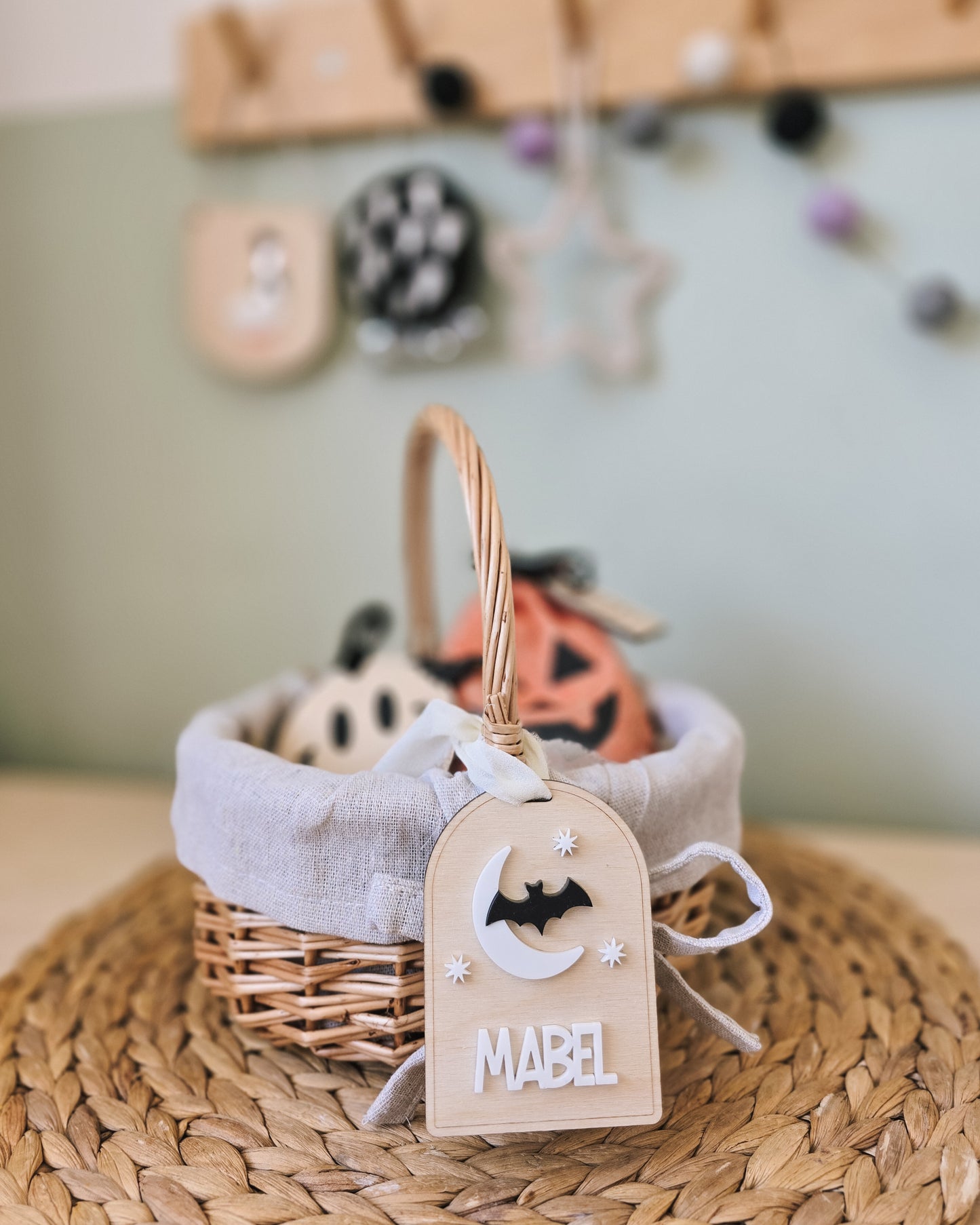 Personalised Halloween tag