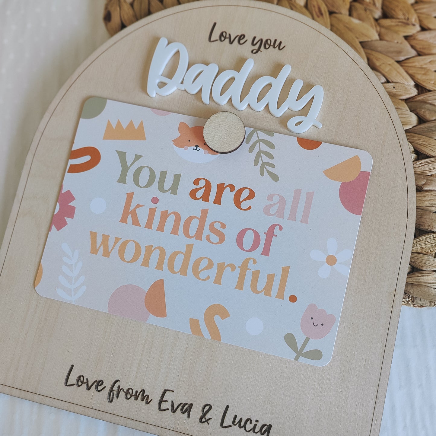 Personalised magnetic frame