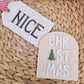 Christmas shelf sitter decoration
