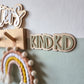 Kind kid plaque