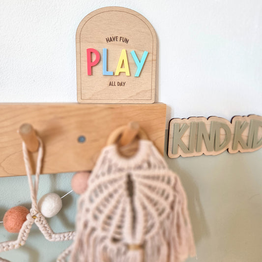 Play all day shelf sitter decoration
