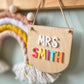 Personalised teacher mini hanging
