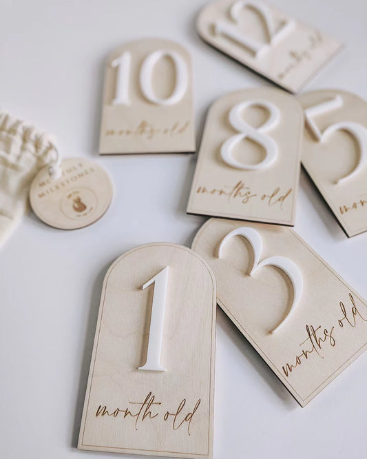 Baby milestone discs