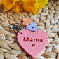 Heart family keyring