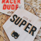 Personalised superhero mini hanging banner