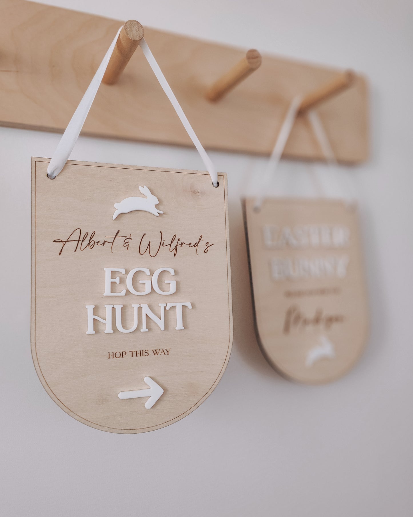 Personalised Egg hunt hanging banner