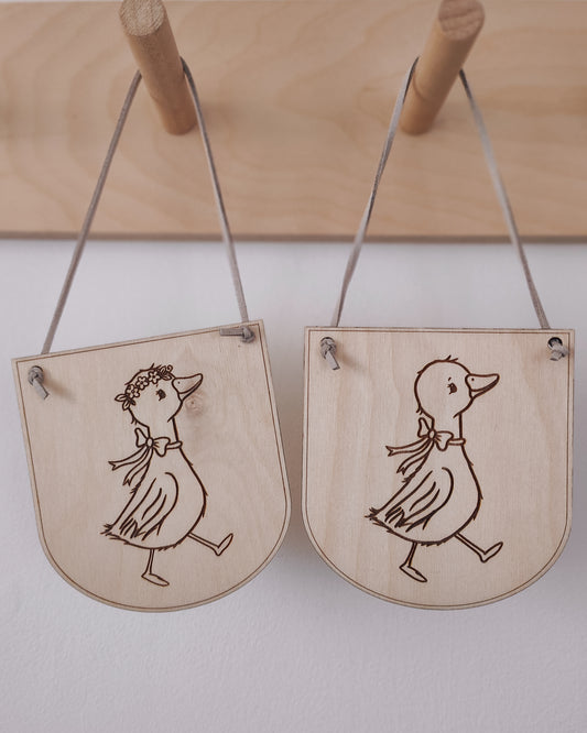 Easter chick mini hanging banner