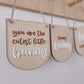 Cutest bunny mini hanging banner