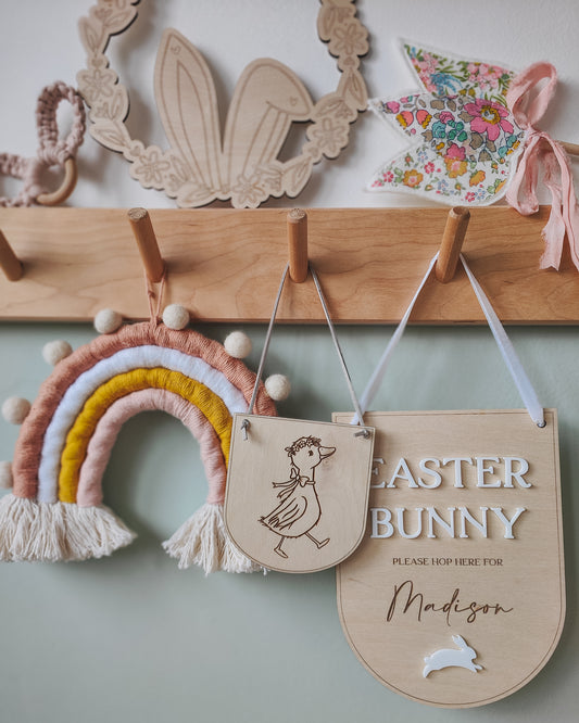 Easter chick mini hanging banner