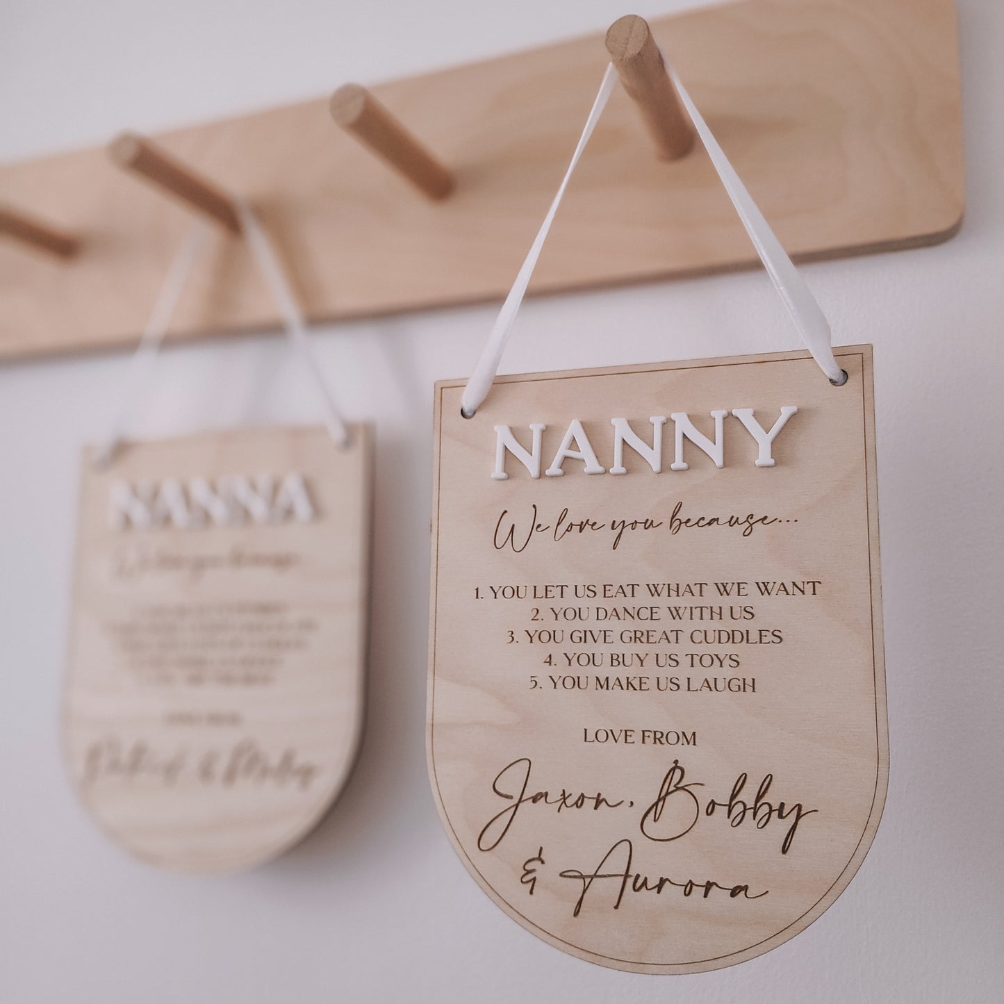 Reasons why I love you hanging banner