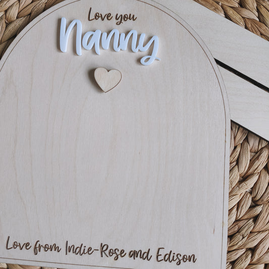Personalised magnetic frame
