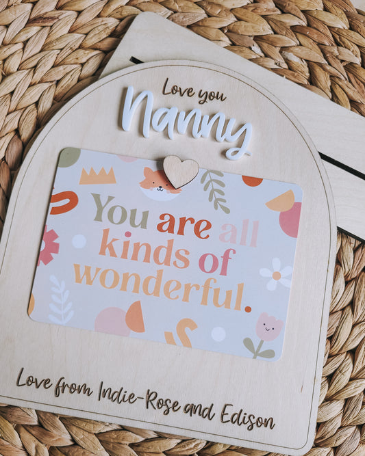 Personalised magnetic frame