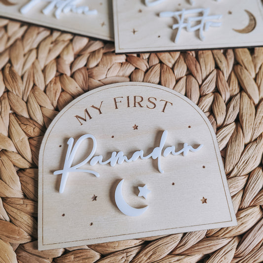 My first Ramadan plaque