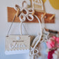 Live life in full bloom mini hanging banner