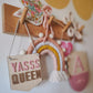 Yasss queen mini hanging banner