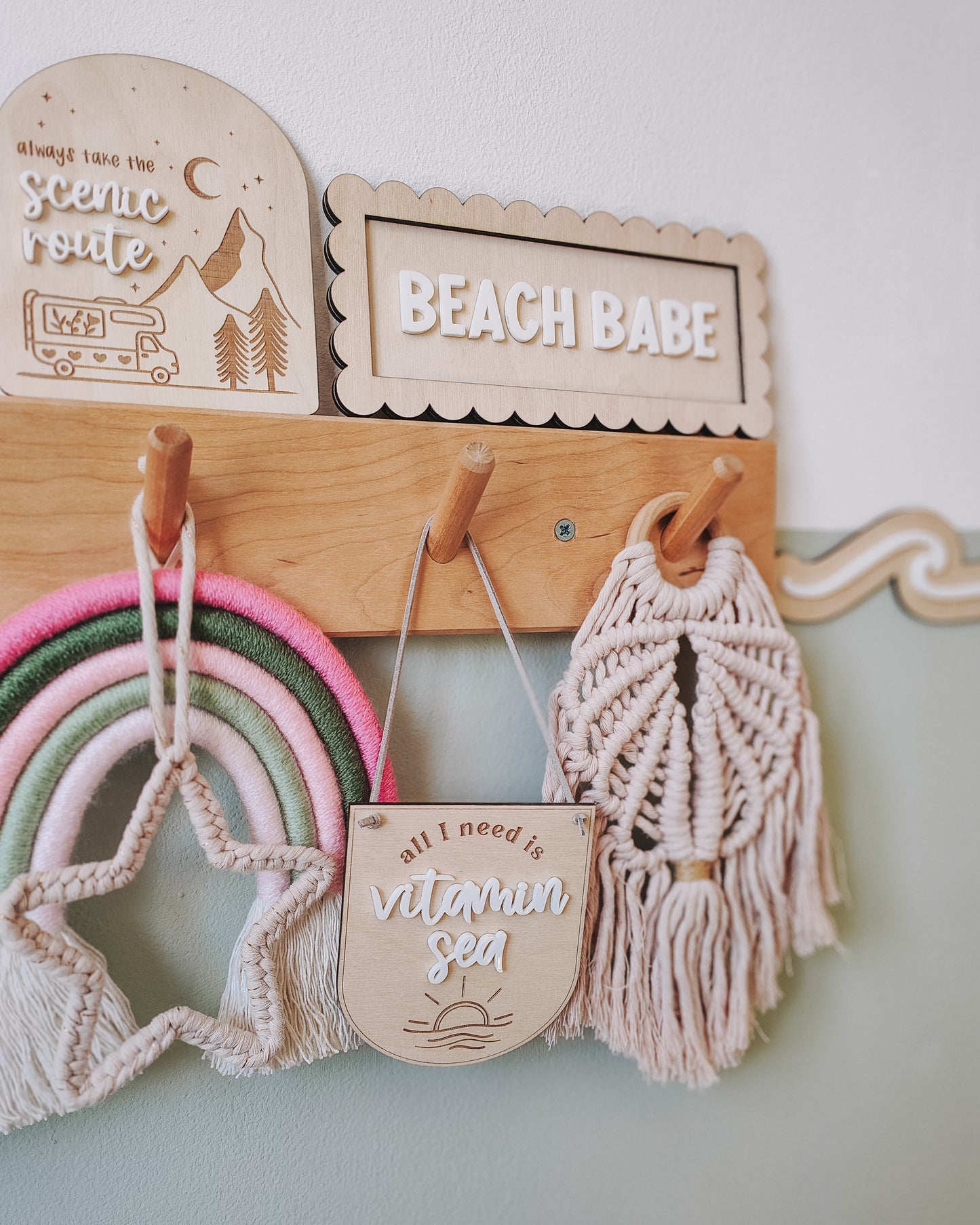 Vitamin Sea mini hanging banner