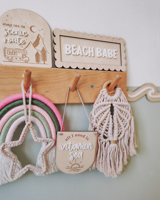 Vitamin Sea mini hanging banner