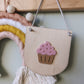 Cupcake mini hanging banner