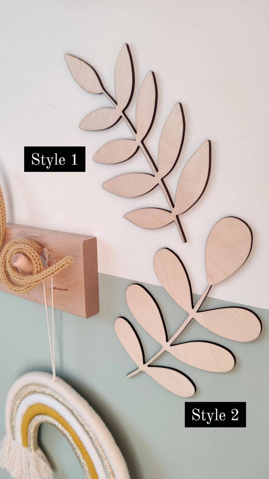Wooden leaves