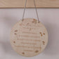 Personalised Autumn magic hanging plaque
