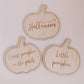 Pumpkin plaques