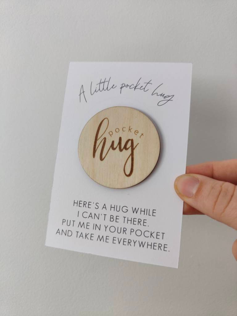 Pocket hug button
