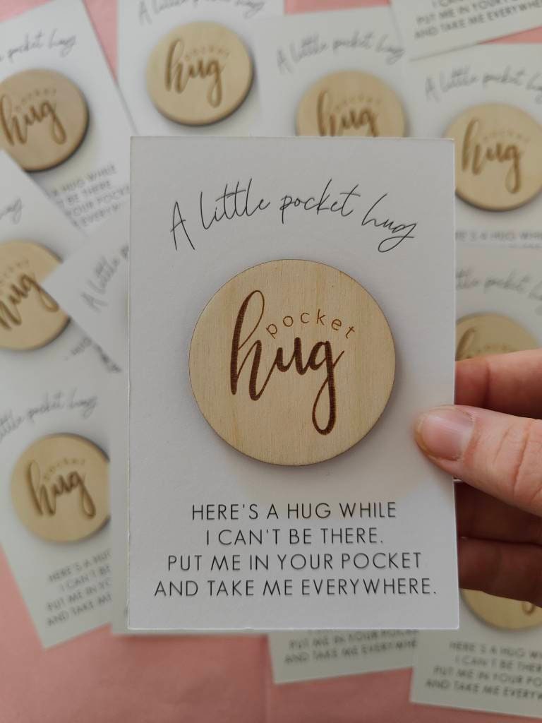 Pocket hug button