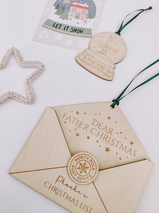 Christmas letter holder