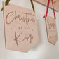 Christmas at... personalised hanging banner