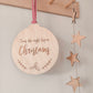 Twas the night before Christmas bauble decoration