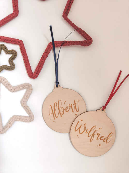 Personalised Christmas bauble