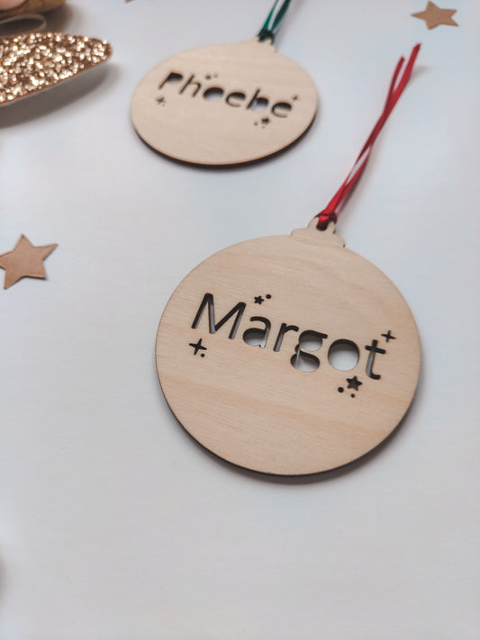 Personalised Christmas bauble