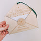Christmas letter holder