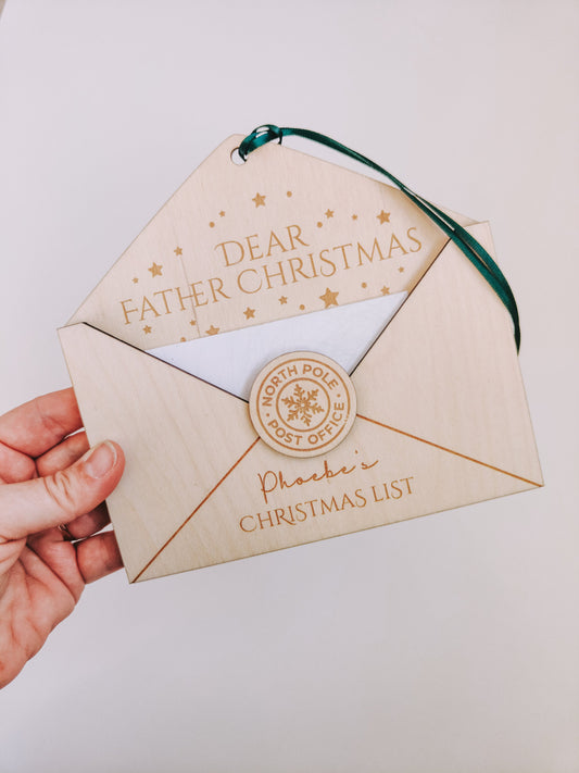 Christmas letter holder
