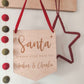 Santa stop here sign
